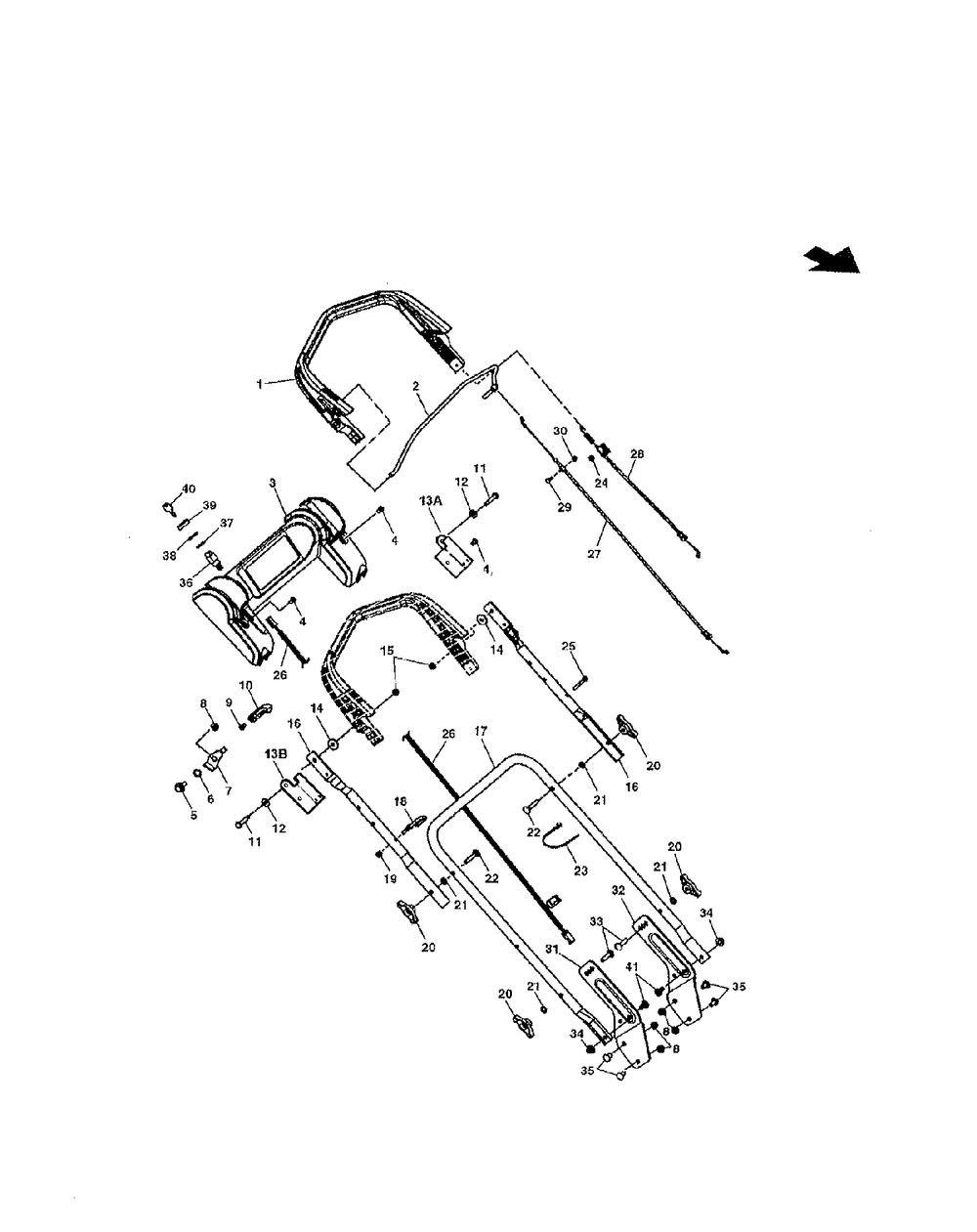 Levers And Handles Diagram and Parts List for 7800237-JS35FC 2009 Briggs and Stratton Lawn Tractor Accessories